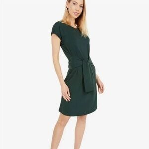 Universal Standard Misa Classic Jersey Tie Waist Dress Green Size 2 - 4